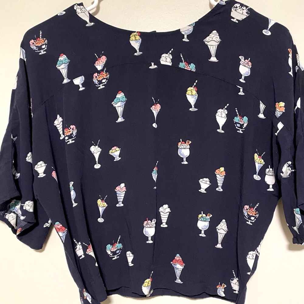 Ice cream Crop Top